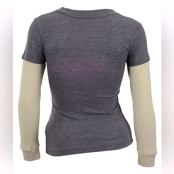 NWT [Outerstuff] Arkansas Razorbacks NCAA Long Sleeve Tee Grey Girls Youth M-XL - Picture 4 of 6